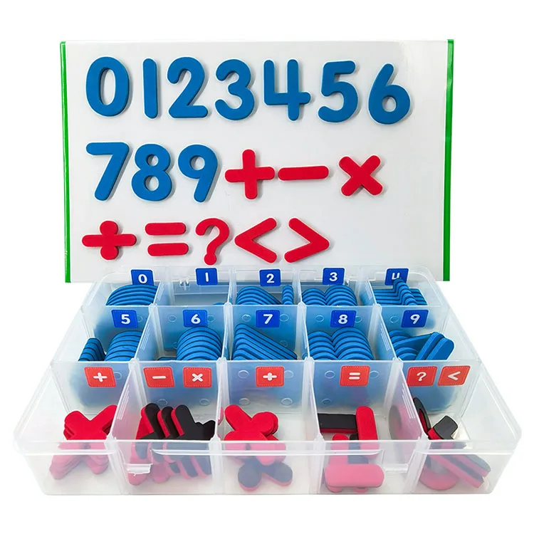 Kids erasable plastic magpad magnetic letter kits education toys with different colors