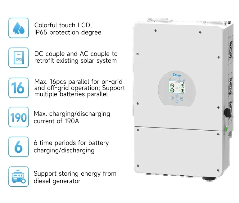 Заводская цена инверекс Nitrox Deye6KW 7 6kw 8KW 10KW Max.15pcs параллельный 190A Гибридный солнечный инвертор