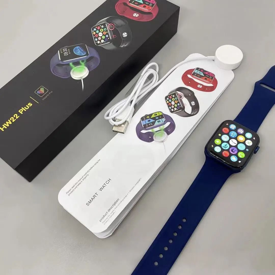 2022 Trending HW22 plus Smart Watch with Side button control IP67 Waterproof Fitness Tracker IW013 reloj inteligente HW22pro