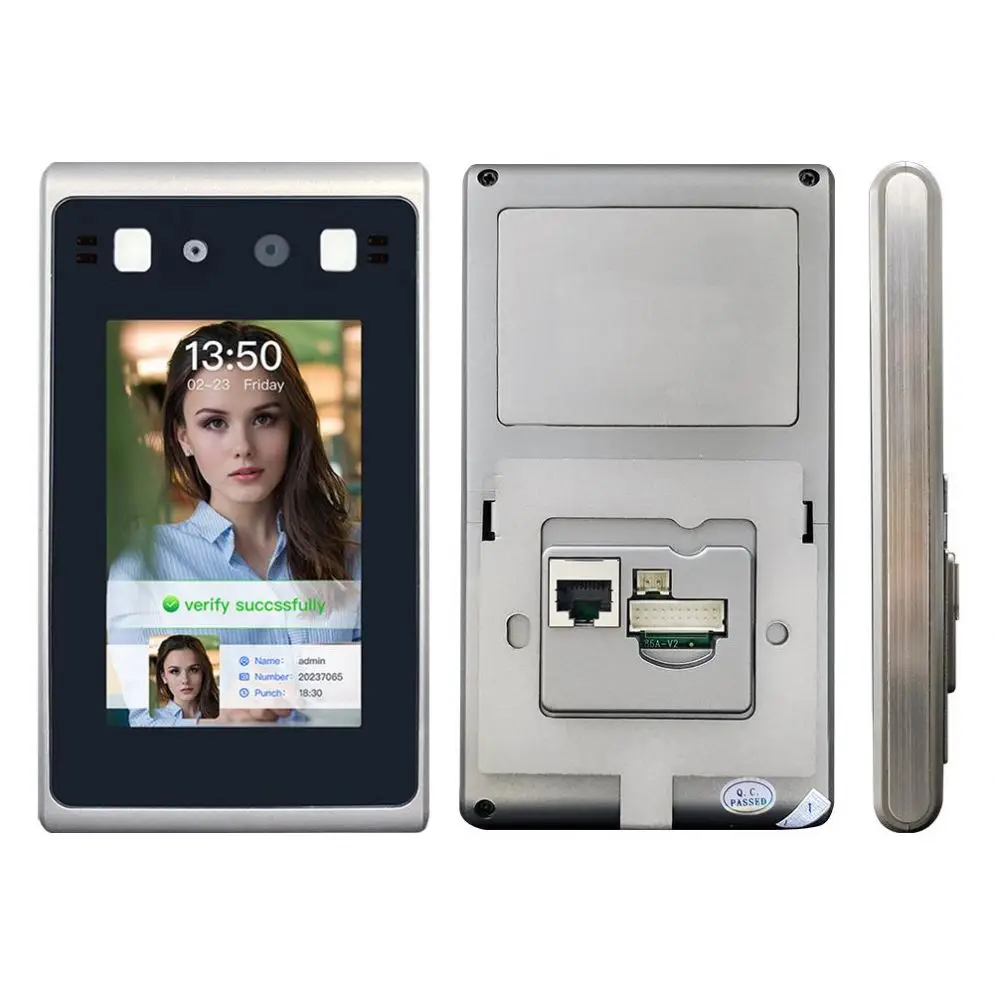 
Jaemont Face Recognition Free Api Built-In Card Qr Code Reader Body Temperature Measurement Facial Access Control 