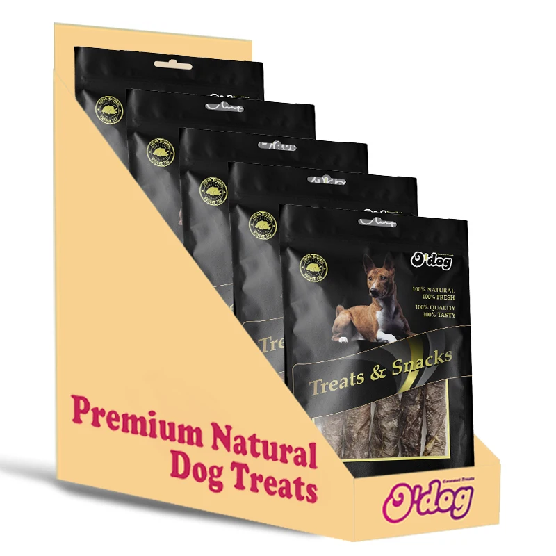 Factory Directly Wholesale supplier Pet Dog fish skin roll dry dog snacks for travelling bring