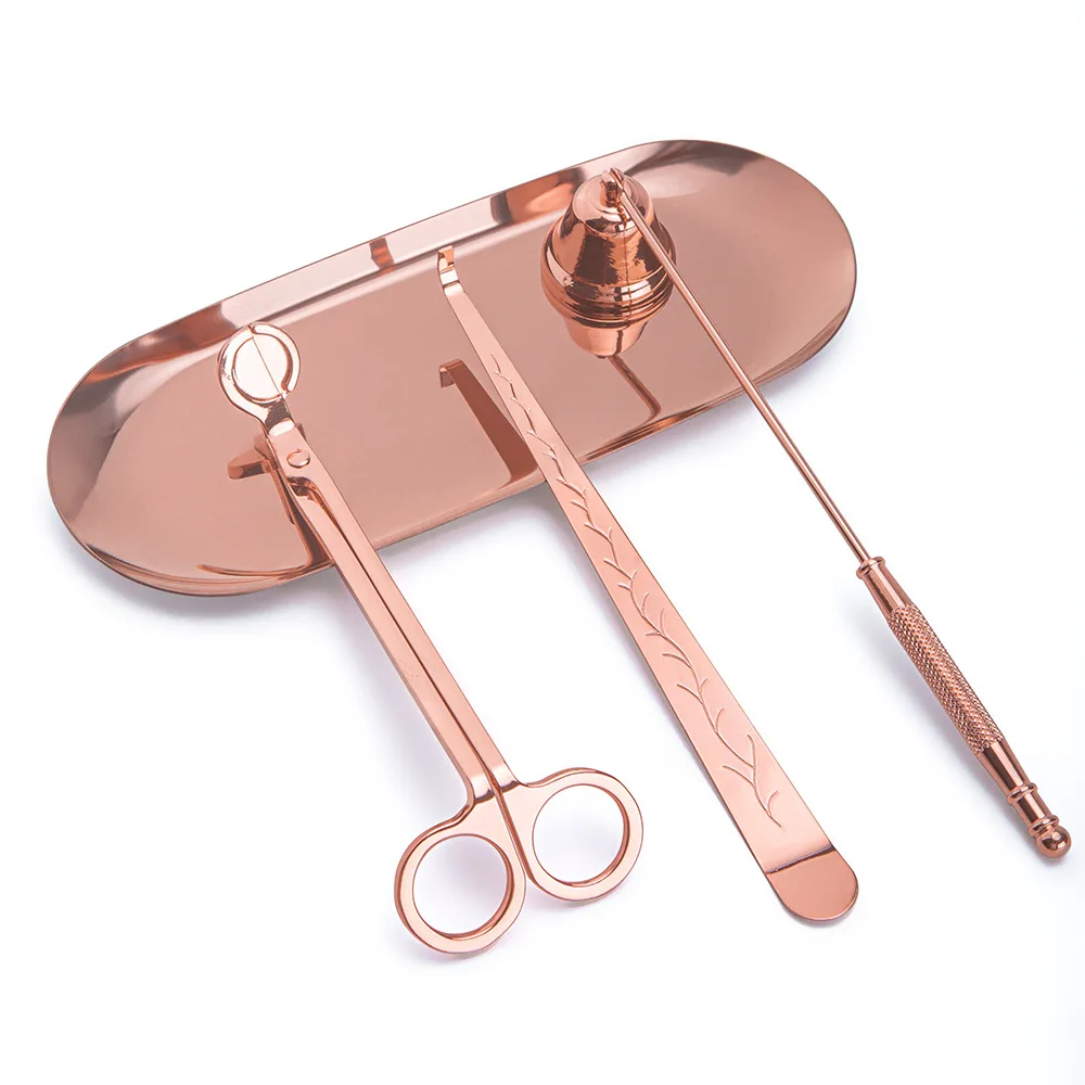 Candle Wick Trimmer Polished Stainless Steel Wick Clipper Cutter Scissors Reaches Deep Into Candles to Cut Spent Wicks