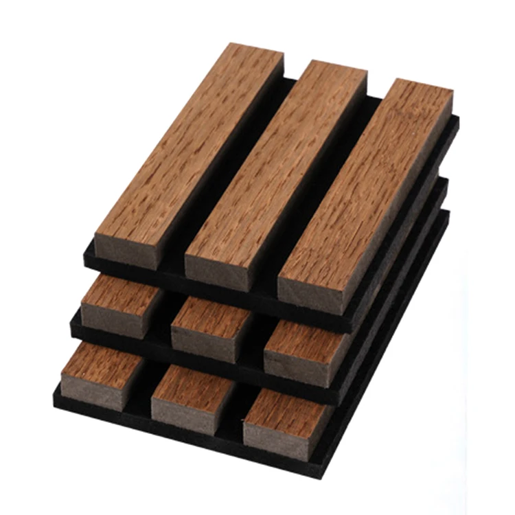 China Hot Selling Decor Apartment Wall And Ceiling Sound Absorbing Grille And Wood Slat Acoustic Panels