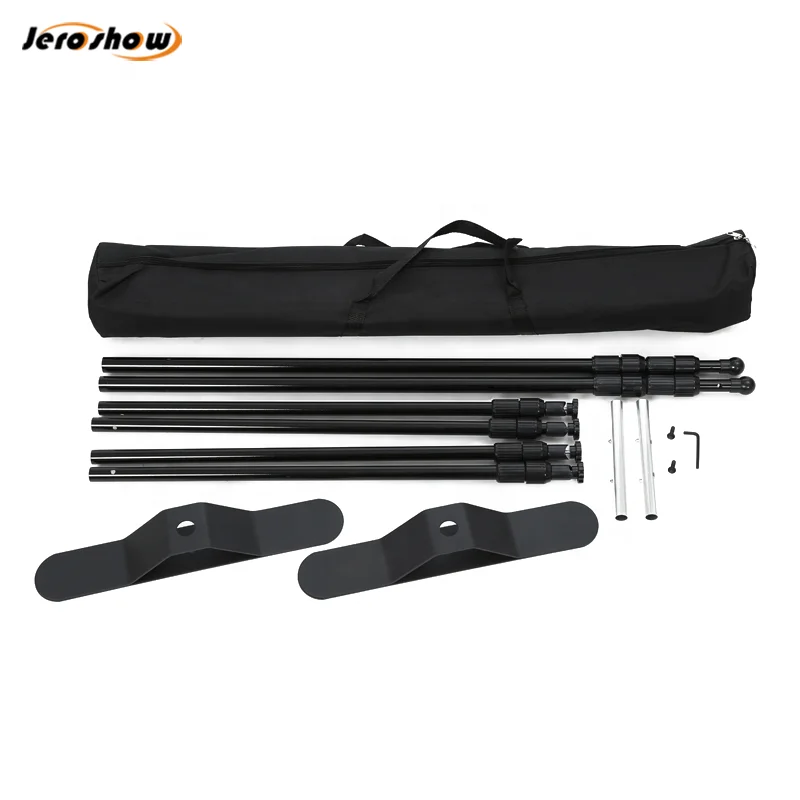 Custom Aluminum Material Display Background Frame Portable Adjustable Photo Backdrop Stand