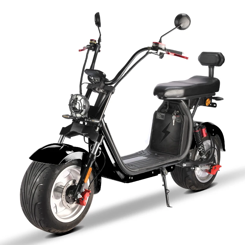 EEC COC Citycoco  2000W 3000W 20-30AH Harbin seamless steel tube frame Large wide Wheel Electric Motorcycle electric scooter