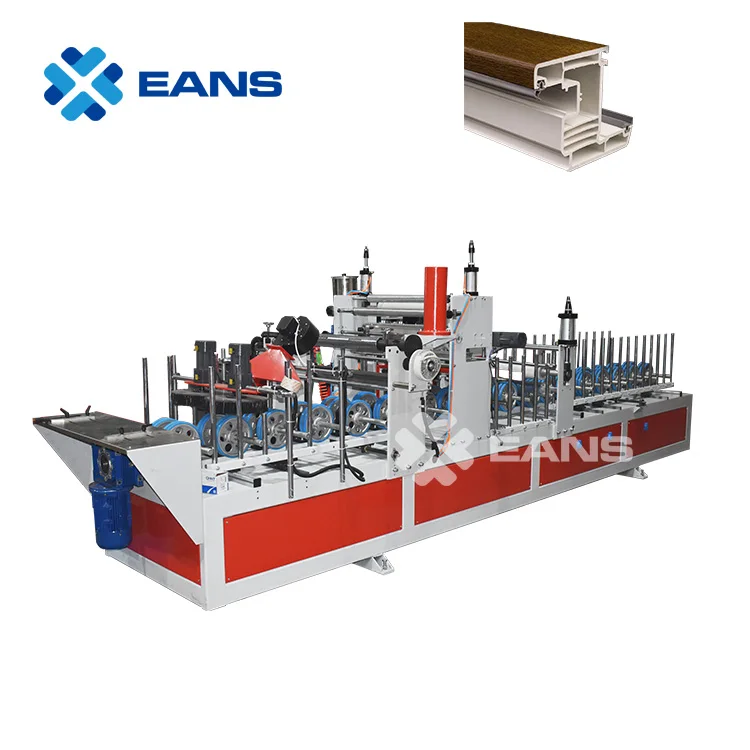 300/600 мм PUR горячего расплава WPC UPVC ПВХ дверная рама доска оконный профиль машина для ламинирования