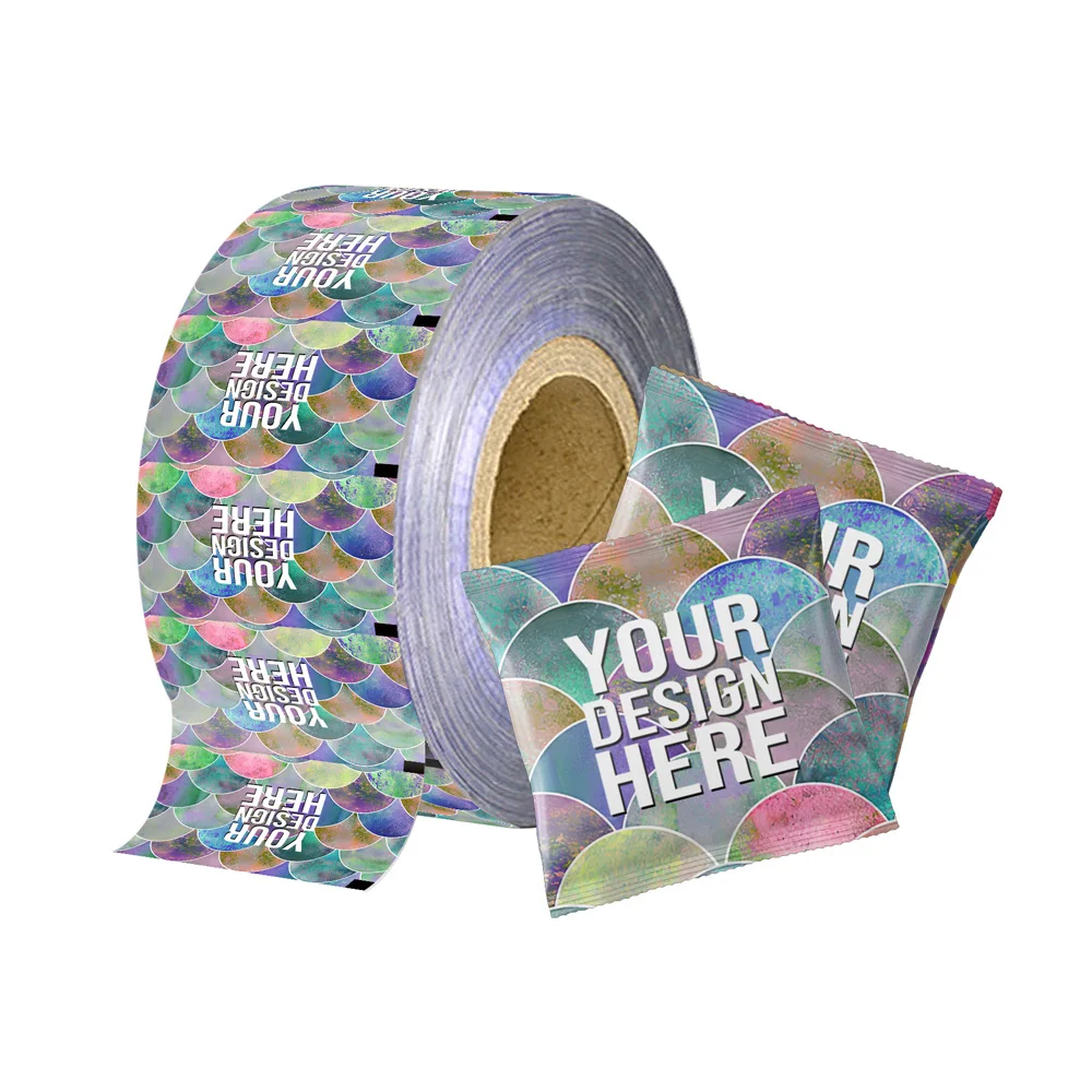 High Quality Food Grade Clear Plastic Film Roll For Packaging Custom Printing Packing Materials Ldpe/opp/pe Wrapping Roll Film