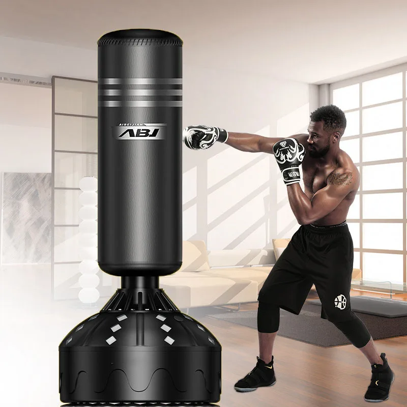 High Quality Wholesale Custom Heavy Inflatable Free Standing Air Water Boxing Ball Punching Bag With Box For Kids Children Adult