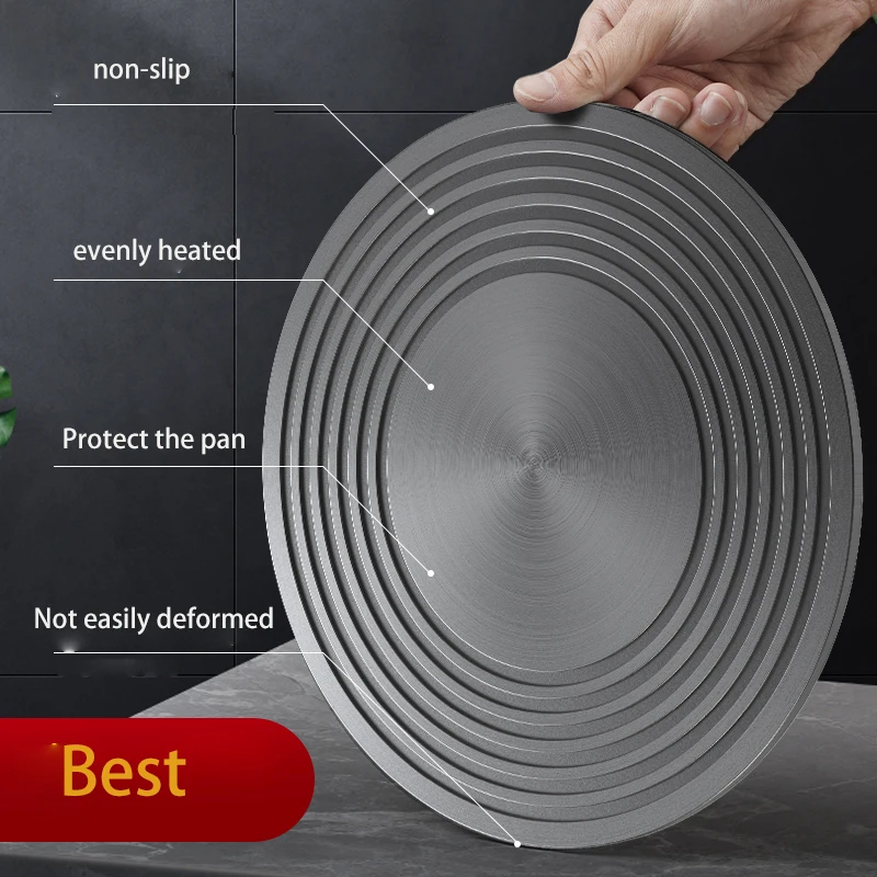 Gas Stovetop Heat Diffuser Plate Aluminum Defrosting Tray Fast Thawing Plate Heat Conducting Plate For Quick Thawing Frozen Meat