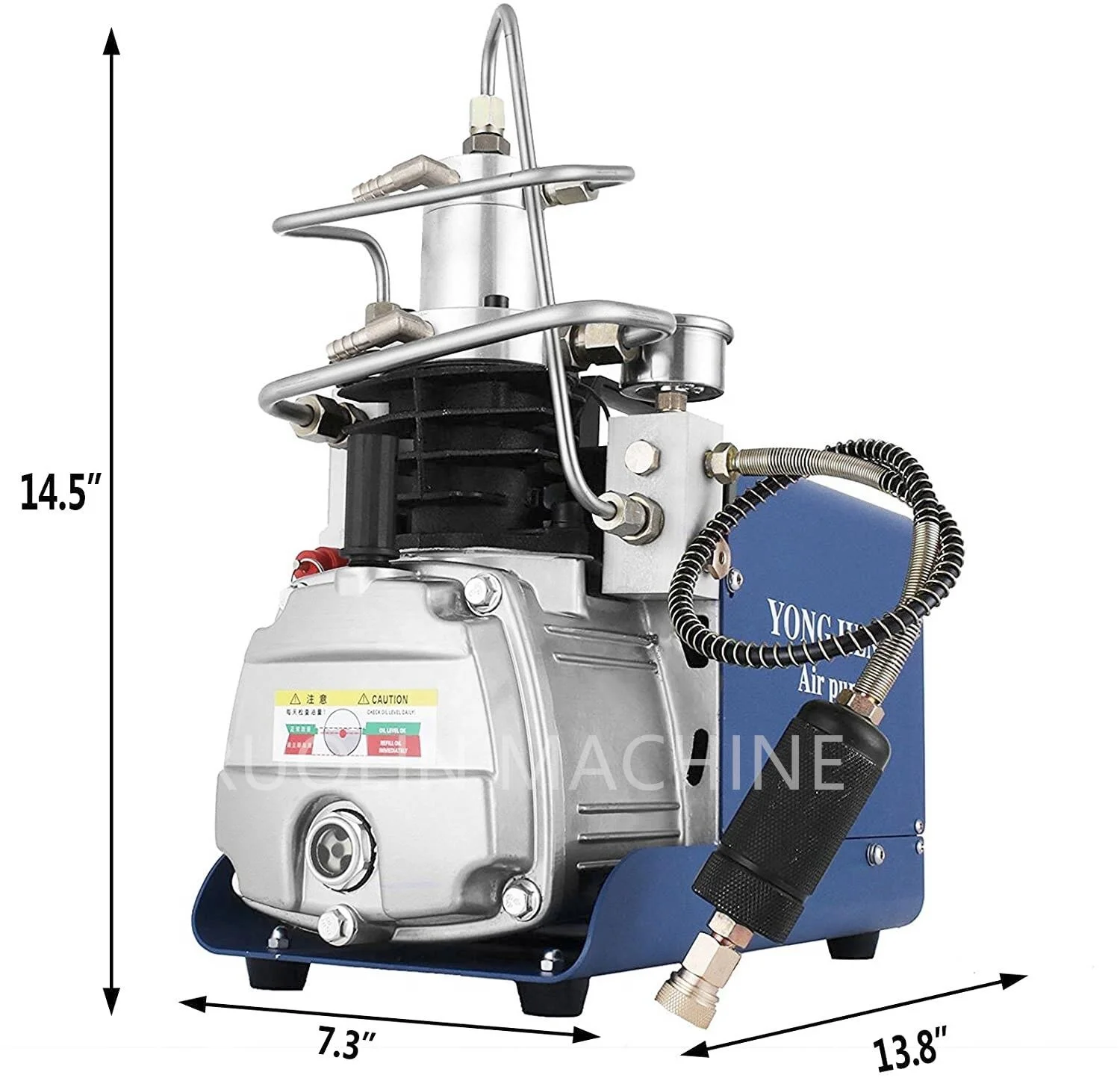 High Pressure Air Pump 13.2GPM Air Flow Rate PCP Compressor 1.8KW Air Compressor Pump for Airgun