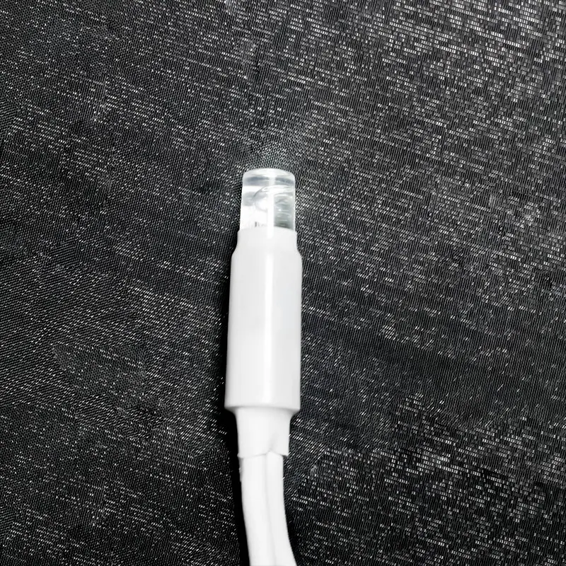 230V Christmas light  IP66 waterproof rubber cable string light  warm white christmas light with glue in