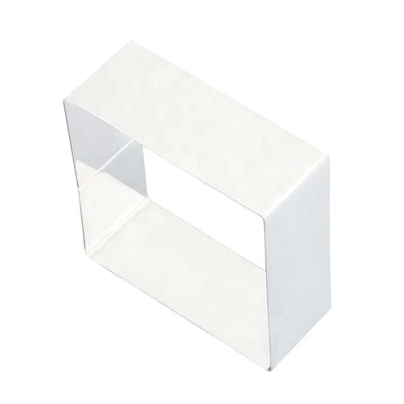 Square Shape Mirror surface Cake Tools Mold Food Grade Bakeware Stainless Steel Cake Mold