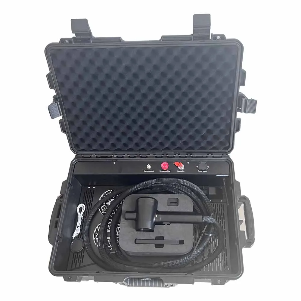 Portable 50W/100W Pulse Laser Cleaning Machine Handheld Fiber Laser Cleaner Wood Stainless Steel Stone Aluminum 200W New