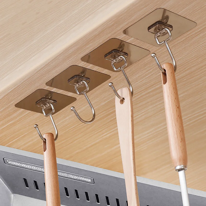 2023 Wholesale Upgrade Adhesive Hook Clothes Pants Towel Hooks For Hanging Wall