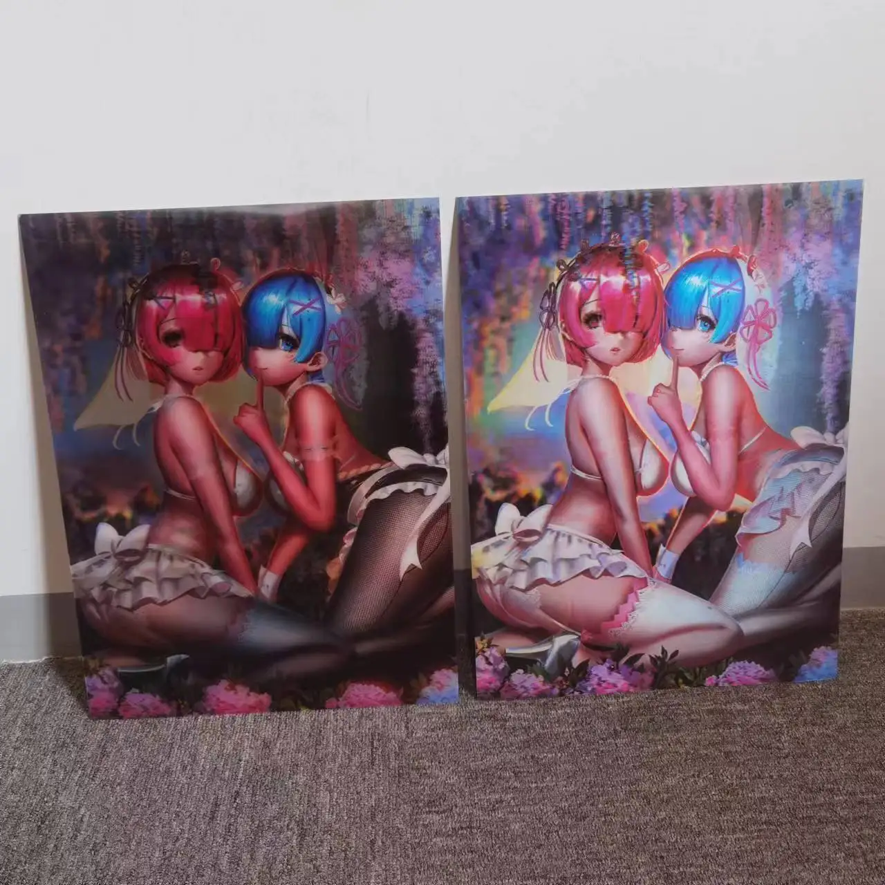 sexy design 3d posters lenticular 3D anime picture of Sexy nude girl  wall poster