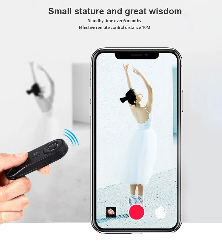 High quality wireless universal remote control shutter for smart phone tik tok