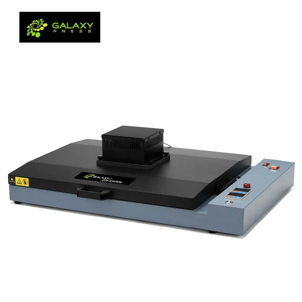 Galaxy Press Automatic Powder Coating Drying Heating Pet Film 40*50Cm 220V Dtf Oven And Dtf Air Purifier For A3 Dtf Printer
