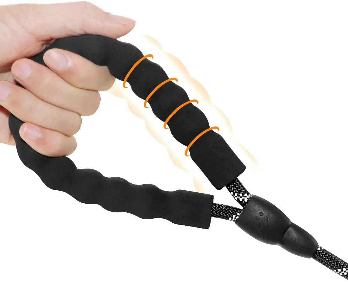 Светоотражающая нейлоновая тренировочная веревка, плетеная веревка для скалолазания, поводок для собак, роскошная цепочка для поводка для собак