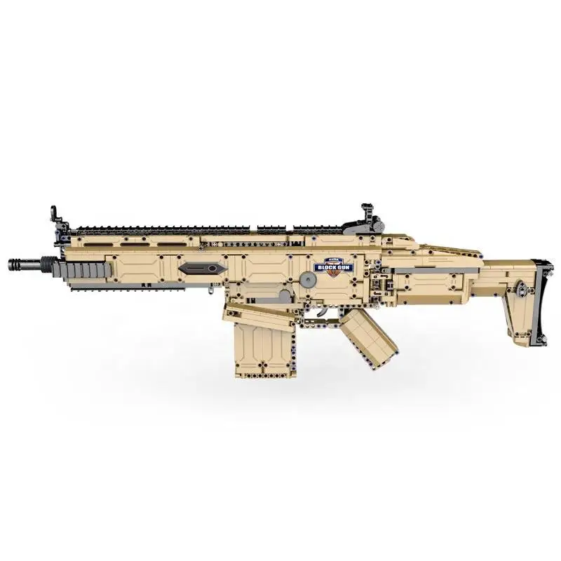 CADA C81021W Military WW2 Weapon GUN Bricks Toys SWAT Assault Rifle Models Building Blocks Technical Compatible Gun Bricks