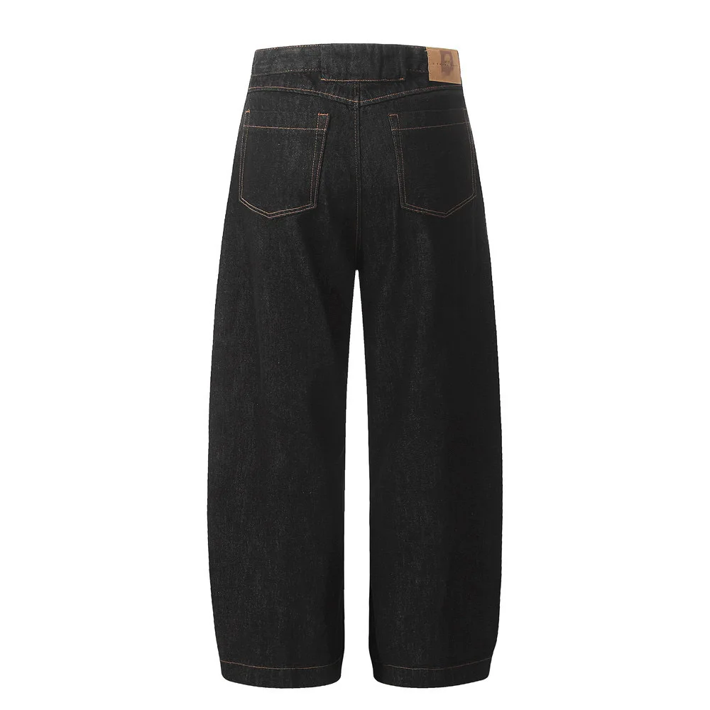 High Quality Vintage Custom Manufacturer Cotton Heavy Baggy Italian Raw Wide Leg Japanese Selvedge Bootcut Denim Jeans Men