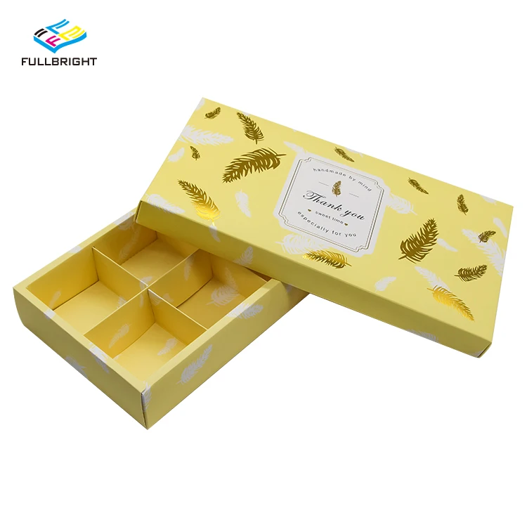Custom Recyclable Beautiful Puff Cake Paper Box Wholesale Candy Packaging Ideas Empty Chocolate Gift Box for Anniversary
