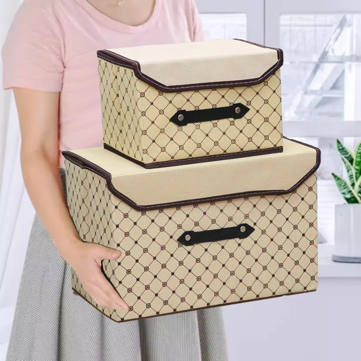 4008150 складные ящики для хранения хлопчатобумажной льняной ткани