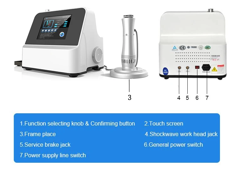Shock wave massage therapy apparatus electromagnetic medical painrelief physic therapy orthopedic rehabilitation instrument