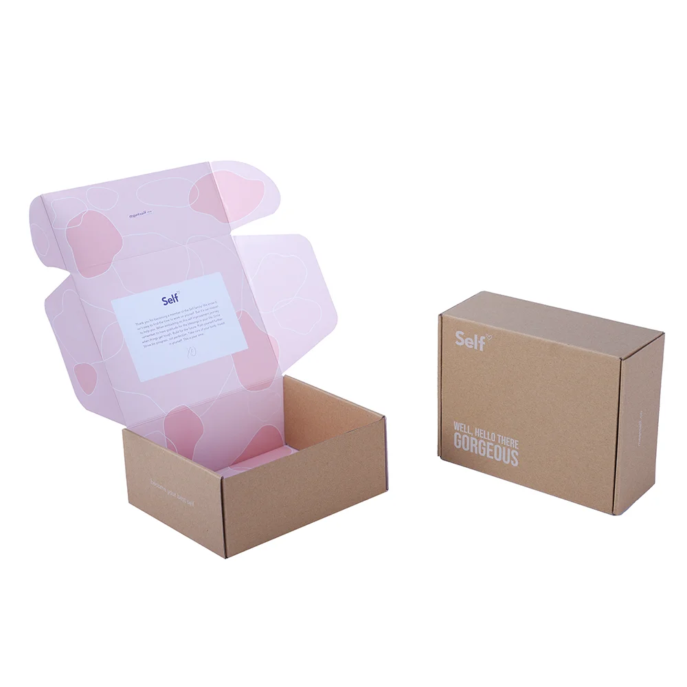 shipping box print supplier packing christmas custom product parcel delivery packaging shipping boxes for clothes small business