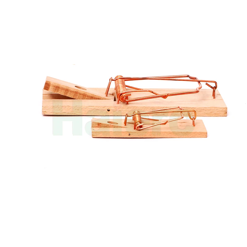 Haierc Wholesales Humane Snap Rat Trap Rodent Mousetrap House Warehouse Indoor Wood Mouse Trap