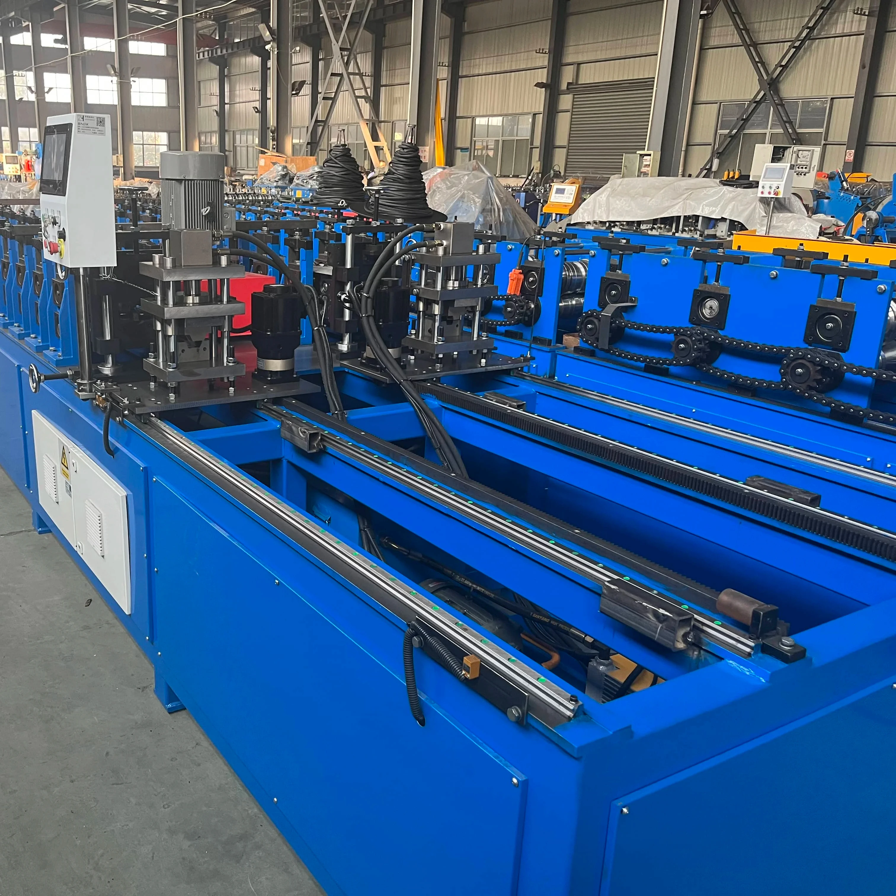 Best C And Omega Profile Making Stud And Track Used C U Channel Double Line Light Keel Roll Forming Machine