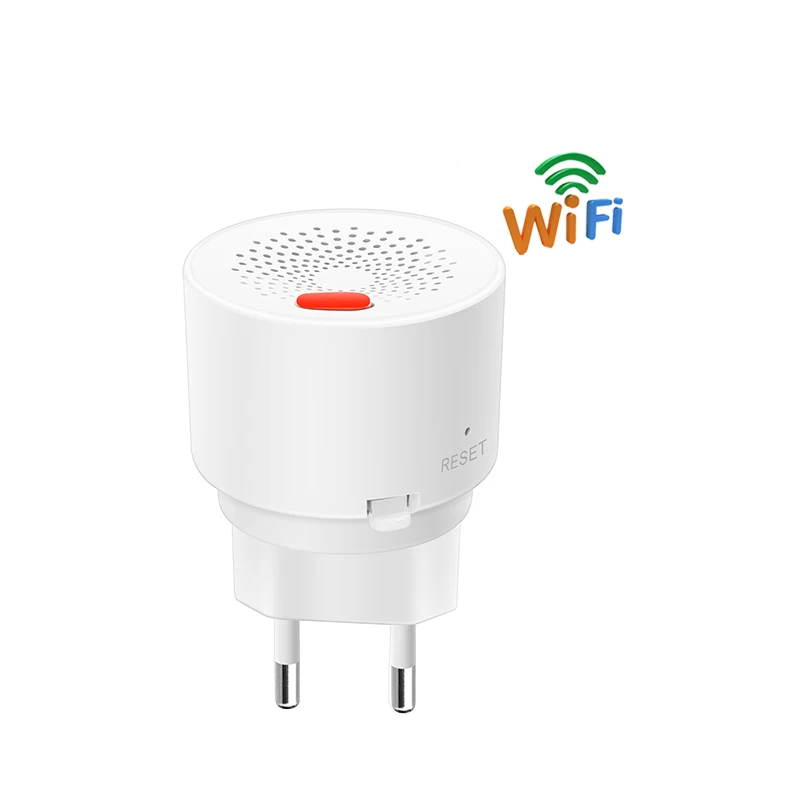 Combustible Household Smart Gas Alarm Sensor 2020 New Wifi Home Alarm System Tuyasmart / Smart Life APP WIFI Gas Detector