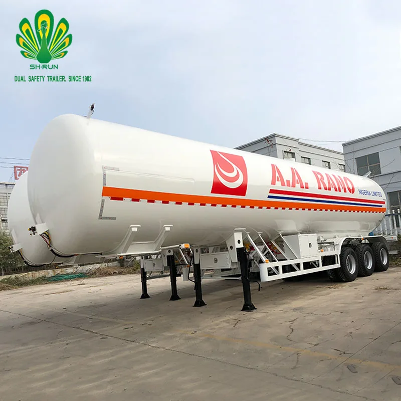 Цена по прейскуранту завода-изготовителя 3 оси 12 шин газовый танкер полуприцеп на продажу