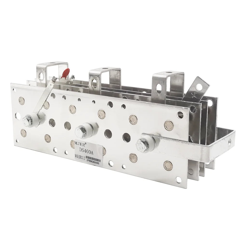 3 Phase Aluminum Bridge Rectifier Positive and Negative Same Side DS400A 300mm*98mm*4P for Welding