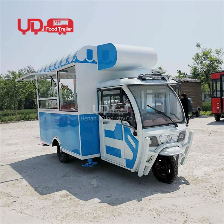 China Foodtruck Mobile Street Small Kitchen Trailer Hot Dog Vending Carts Mini Food Truck for Sale