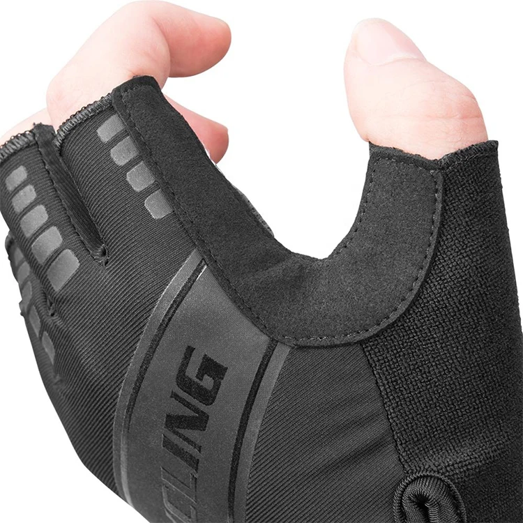 Custom Manufacturer Breathable Anti-skidding Half Finger Cycling Racing Bike Bicycle Motorcycle Gloves