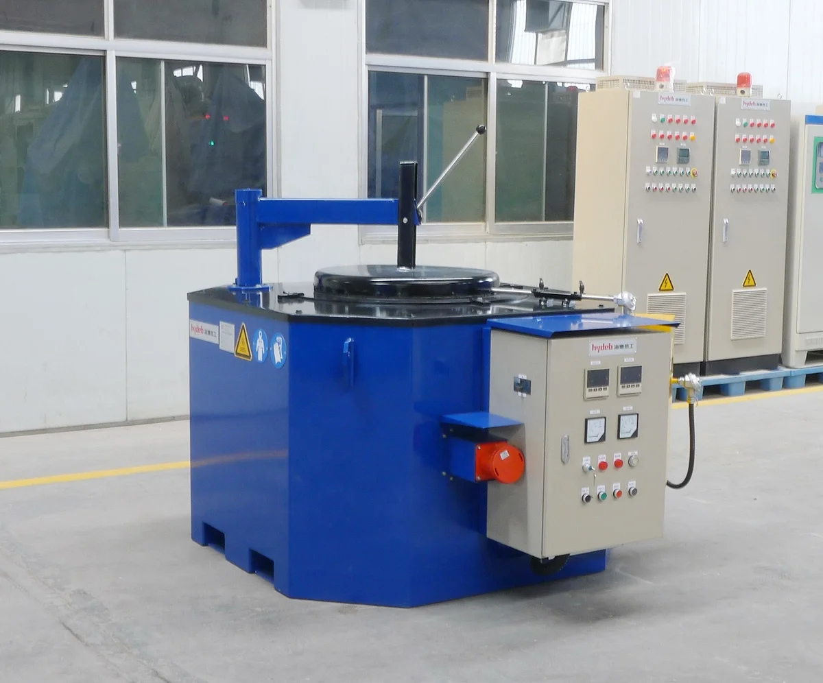 producing ingots 200-1000kg melting furnace smelt aluminum foundry furnace oven pot