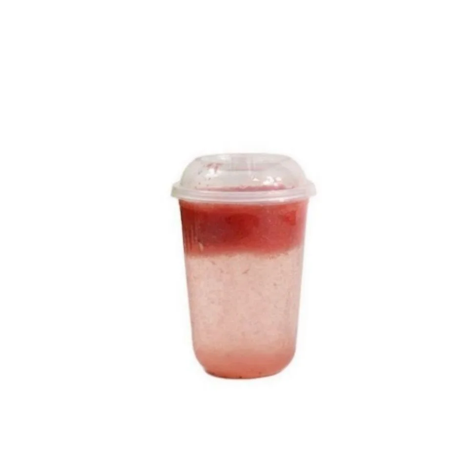 Personalized Plastic Cups Juce Cup 5Oz Jelly 700Ml Clear Pint Ice Cream Kids Plastic Blister PP Cup With Lid