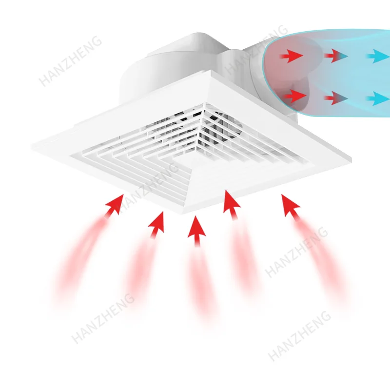High Performance 40W Electric Ceiling Ventilation Fan Powerful Suction with Large Air Volume All Copper Motor