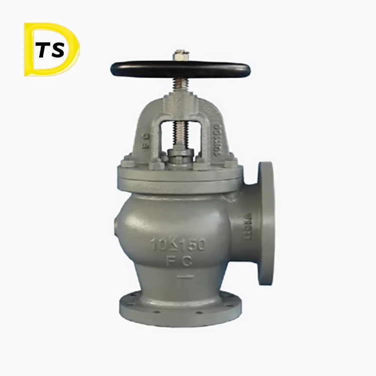 Angle Globe Valve JIS  F7306 5K and F7354 5K Cast Iron Marine Valve Globe Valve