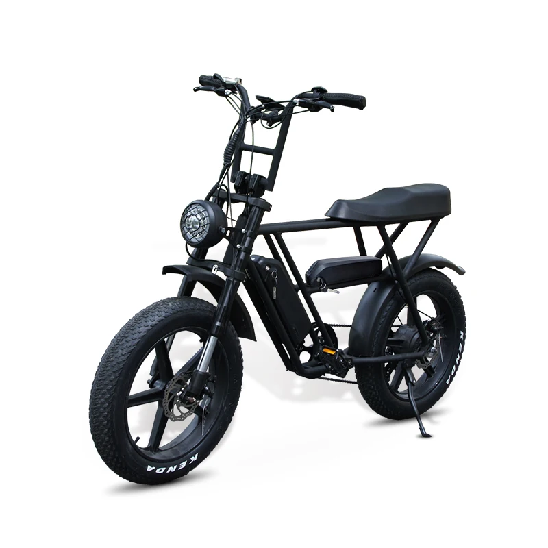 2022 New Motorcycle vintage electric folding bike fat tire mountain electric bicycle