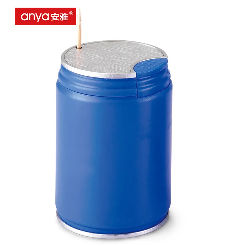D434 Home Use Kitchen Automatic  Portable  Pop-can Plastic Toothpick Dispenser Storage Household Toothpick Box