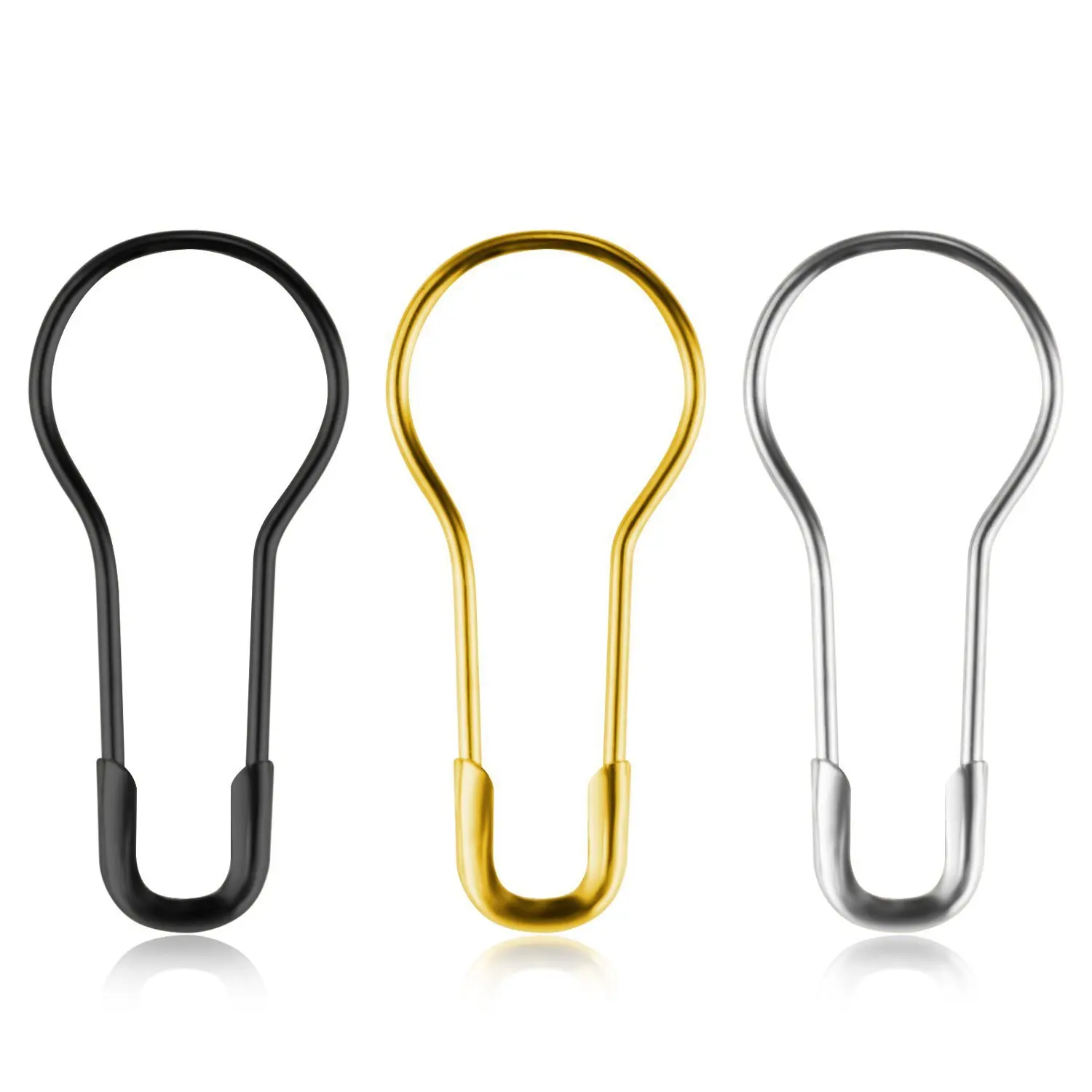 Custom Diy Sewing Tools Accessory Gold Safety Pins cooper and iron Needles fancy Silver Safety Pin