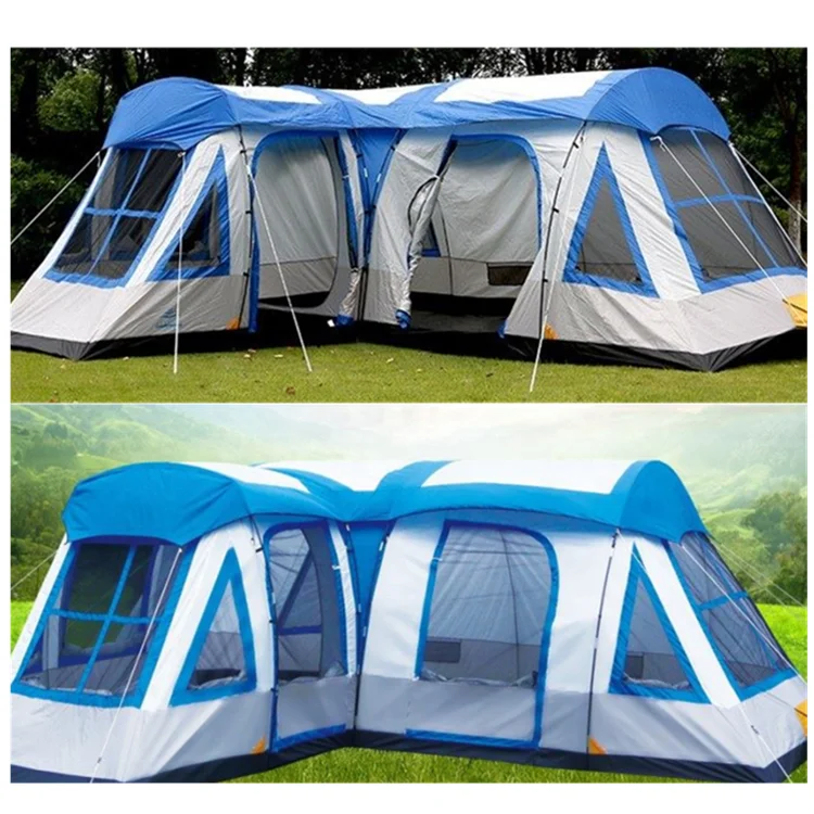 Big Space Waterproof Camping Tent 3 Room For Camper