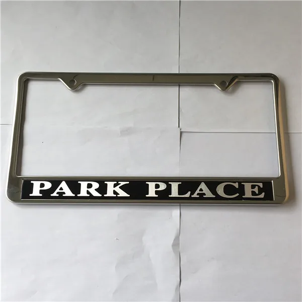 
chrome glossy custom liscence plate frame 