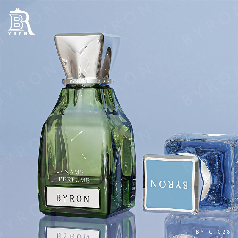 Luxury 30ml Spray Glass Perfume Bottle Wooden Cap Parfum Glass Rectangular Perfume Bottle Packaging