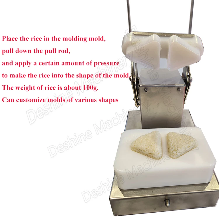 Onigiri Forming Machine Sushi Onigiri Press Tool Rice Ball Shaping Robot Sushi Maker machine
