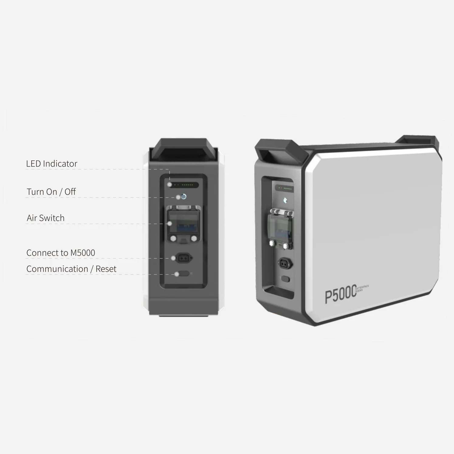 5000W AC Output Mobile Emergency Backup Solar Generator up 15.3kWh Capacity Solar Panel Power External Battery MPPT Controller