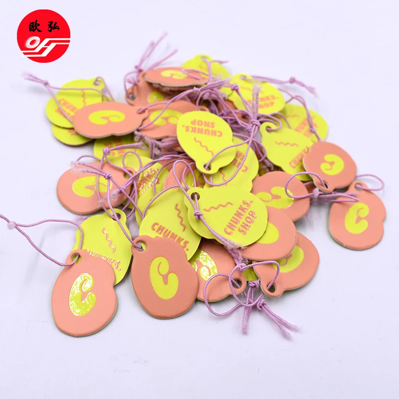 Недорогие этикетки на заказ, печать логотипа бренда, бумажная бирка для домашних животных, цена на одежду, подвесная бирка