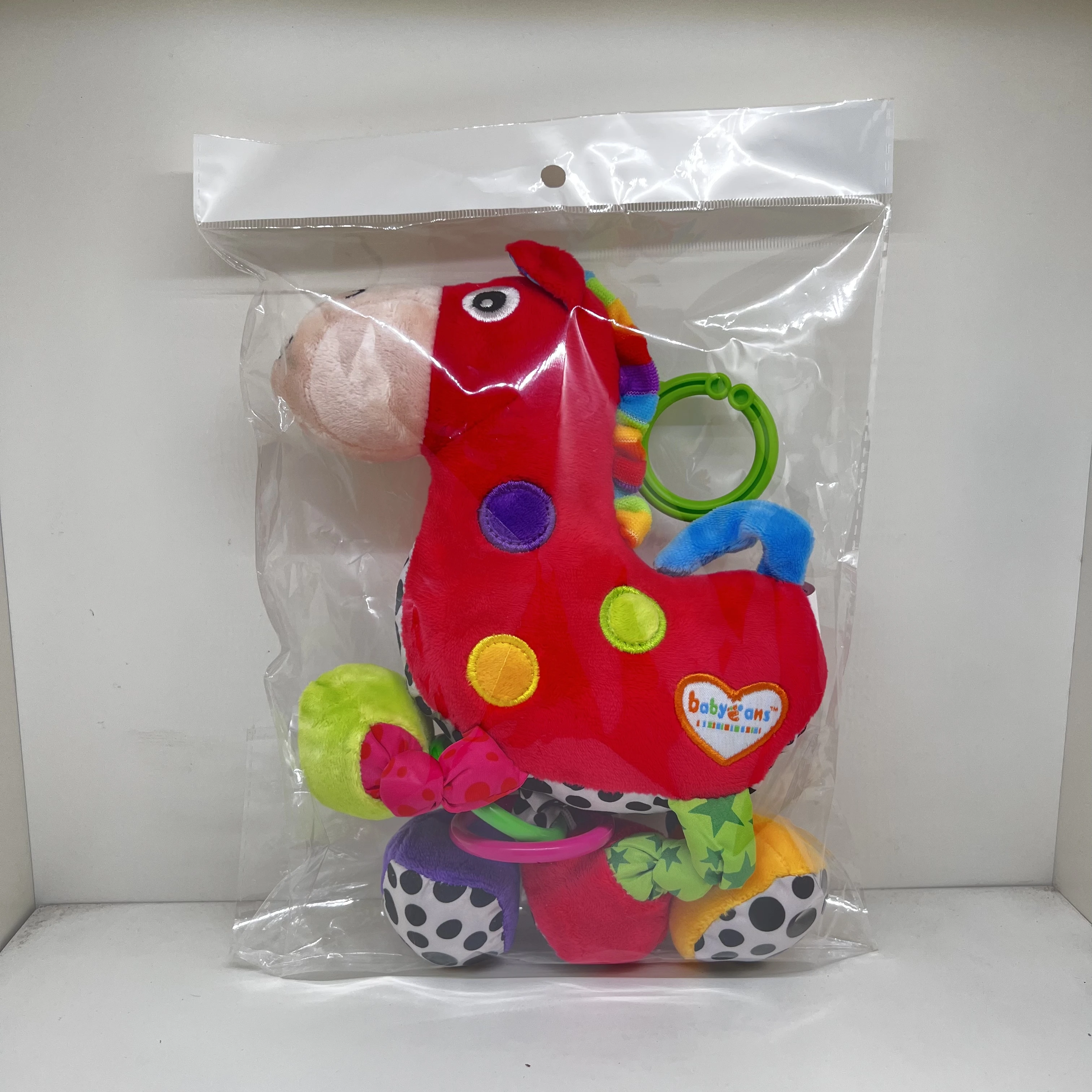 Colorful music soft baby  horse cow frog toys funny toys Baby Musical Hanging Soft Toys Baby