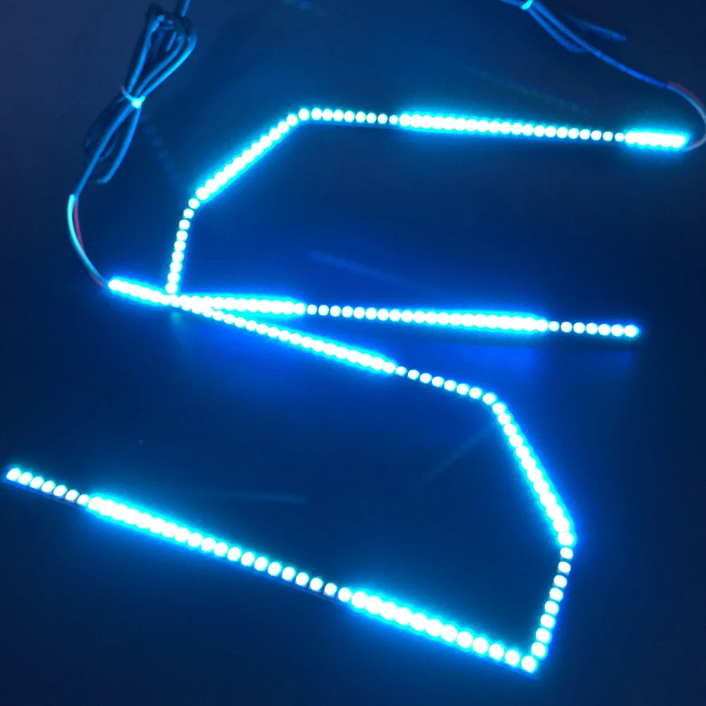 Best price LED angel eye halo ring fog lamp with UFO remoter